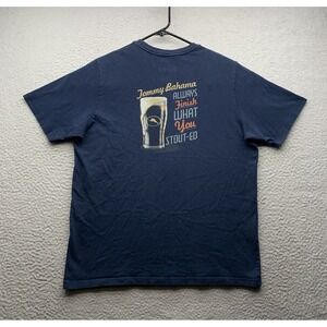Tommy Bahama Relax T-Shirt Mens Small S Navy Blue Stout Beer Funny Dad Humor
